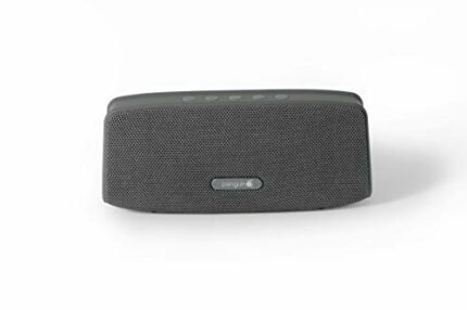 PENGUIN Jazz Waterproof Bluetooth Speaker, Portable Light Weight Speaker, FM Radio, Aux/USB/TF Card/BT Connectivity - (Dark Grey Color)