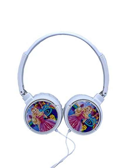 PLUSPOINT Kids Headphone with Different Themes | Funny Cute Cartoon Models for Girls with Wire | high Sound Quality | Premium Finish | No harm to Kids Ears