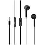 Portronics Conch Beta Wired in Ear Earphones with Mic POR-1071, 1.2m Tangle Free Cable, in-Line Mic, Noise Isolation 3.5mm Aux Port and High Bass, for All Android & iOS Devices(Black)