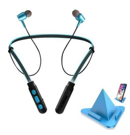 QOCXRRIN Jogger Headset Bluetooth Headphones for Jogger,Running,Gyming, Call & Music with Mobile Holder Stand