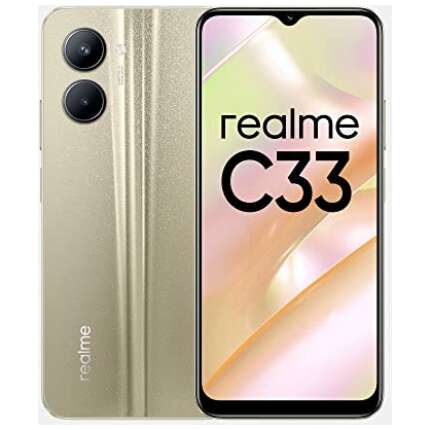 Realme C33 (Sandy Gold), 3GB RAM, 32GB Storage