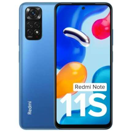 Redmi Note 11S (Horizon Blue, 6GB RAM, 64GB Storage)|108MP AI Quad Camera | 90 Hz FHD+ AMOLED Display | 33W Charger Included | Additional Exchange Offers| Get 2 Months of YouTube Premium Free!
