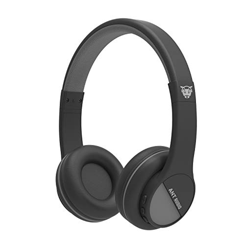 (Renewed) ANT AUDIO Treble 500 Wireless Bluetooth On Ear Headphone with Mic (Black and Gray)