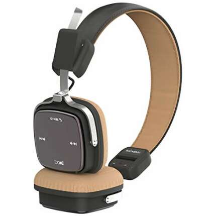 (Renewed) BoAt Rockerz 600 Bluetooth Headphones (Brown)