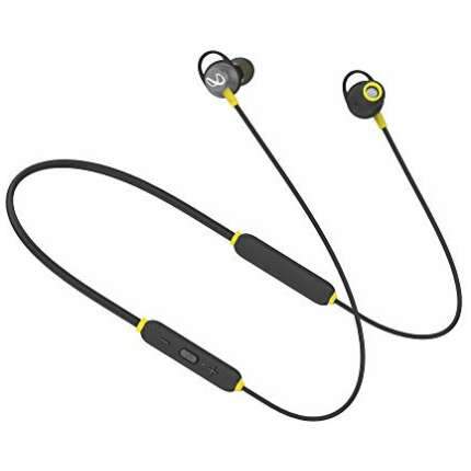 (Renewed) Infinity Glide 120 Wireless Bluetooth In Ear Neckband Earphone with Mic (Black & Yellow)