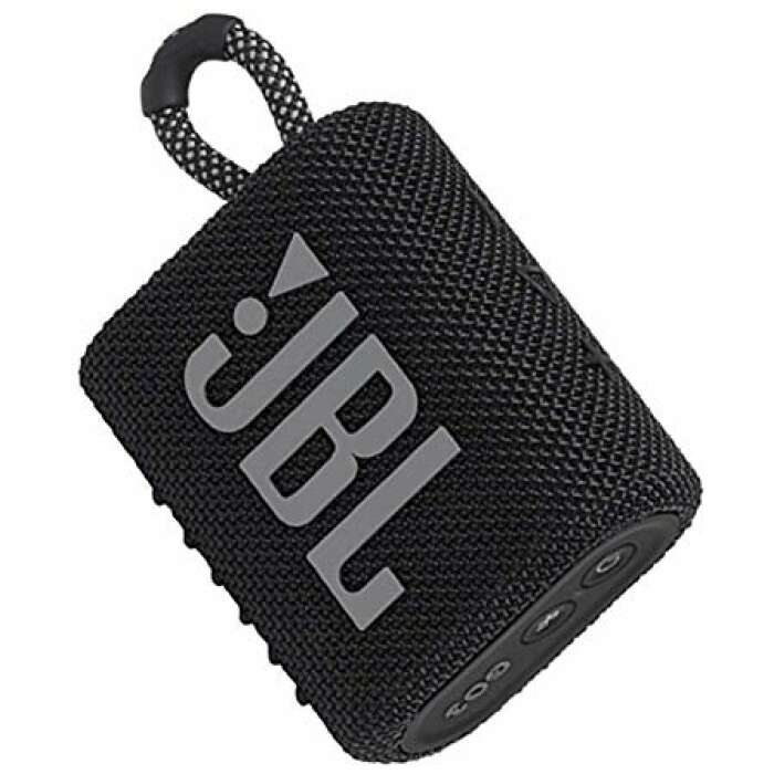 (Renewed) JBL GO3 Wireless Bluetooth Portable Speaker (Black)