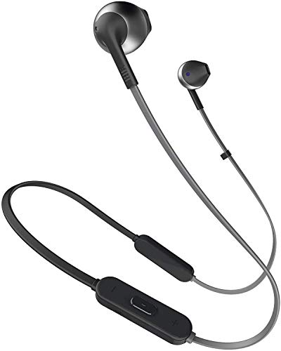(Renewed) JBL T205BT by Harman Wireless Bluetooth In Ear Headphones with Mic (Black)