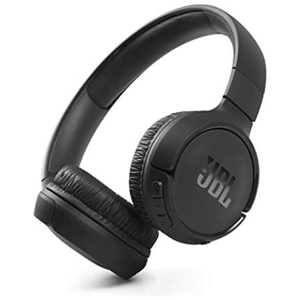 (Renewed) JBL Tune 510BT, On Ear Wireless Headphones with Mic, up to 40 Hours Playtime, JBL Pure Bass, Quick Charging, Dual Pairing, Bluetooth 5.0 & Voice Assistant Support for Mobile Phones (Black)