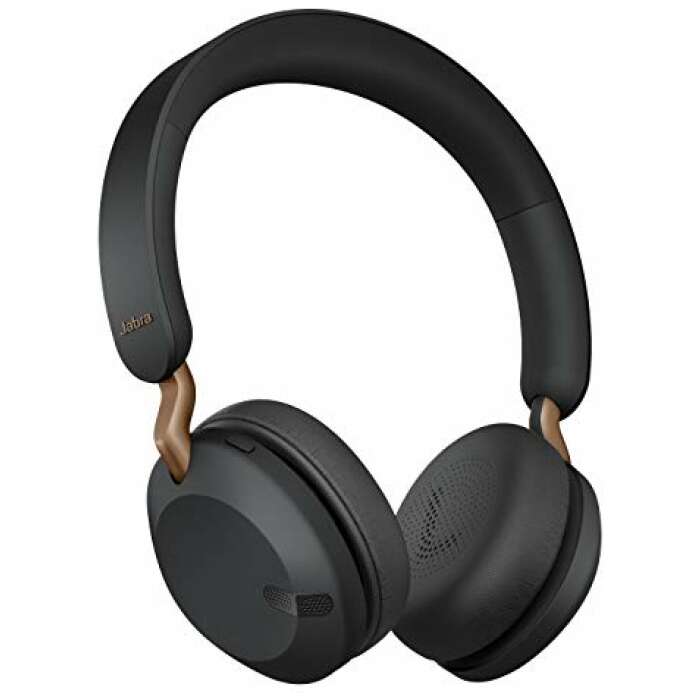 (Renewed) Jabra Elite 45h Wireless On-Ear Headphone With Mic (Copper black)