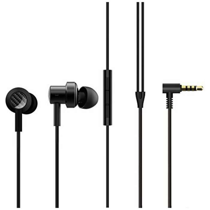 (Renewed) MI 25009-cr Wired In Ear Earphone with Mic (Black)