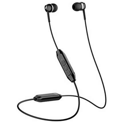 (Renewed) Sennheiser CX 150BT Wireless Bluetooth In Ear Headphone with Mic (Black)