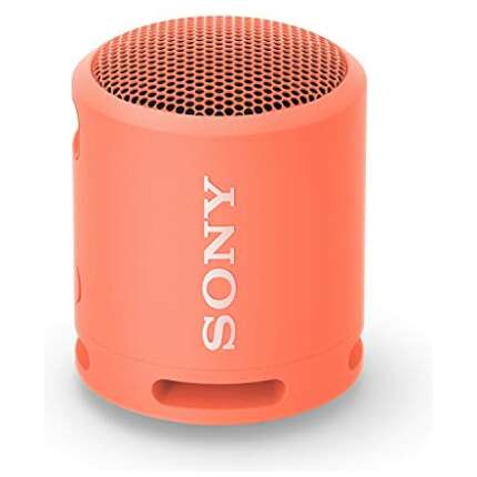 (Renewed) Sony SRS-XB13 Wireless Extra Bass Portable Compact Bluetooth Speaker with 16 Hours Battery Life, IP67 Waterproof, Dustproof, Speaker wih Mic, Loud Audio for Phone Calls (Pink)