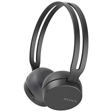 (Renewed) Sony WH-CH400 Wireless Headphones (Black)