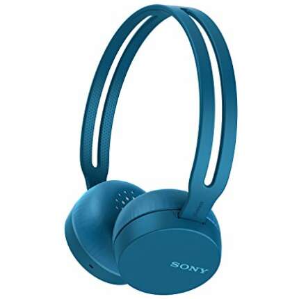 (Renewed) Sony WH-CH400 Wireless Headphones (Blue)