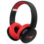 (Renewed) boAt Rockerz 370 Wireless Over Ear Headphone with Bluetooth 5.0, Immersive Audio, Lightweight Ergonomic Design, Cosy Padded Earcups and Up to 8H Playback Bliss with mic (Fiery Red)