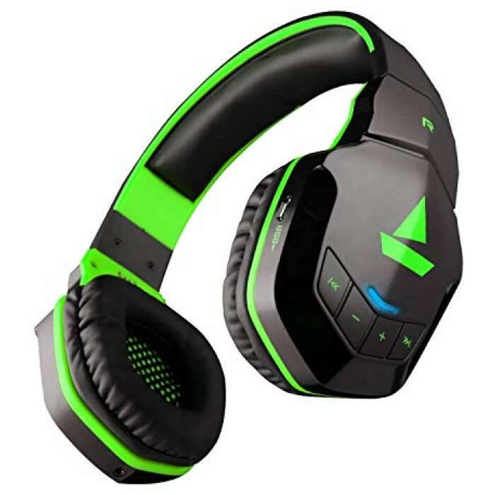 (Renewed) boAt Rockerz 510 Bluetooth Wireless On Ear Headphones with Mic (Green)