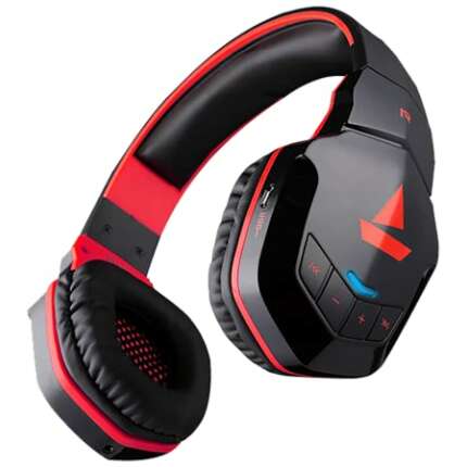 (Renewed) boAt Rockerz 518 Bluetooth On-Ear Headphone with Mic (Red)