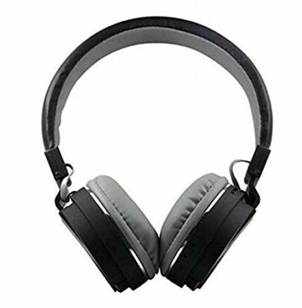 SH-12 Wireless Bluetooth Over the Ear Headphone with Mic (Black)