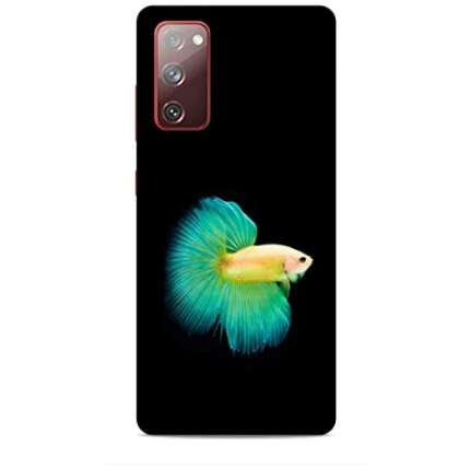 SS TOPIWALA Colorful Designer Printed Mobile Back Hard Case and Cover for Samsung Galaxy S20 FE 5G / S 20 FE 5G (Black Love, Fish, Cute Wallpaper)