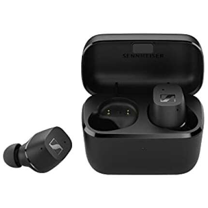 Sennheiser CX True Wireless Earbuds - Bluetooth in-Ear Headphones for Music and Calls with Passive Noise Cancellation, Customizable Touch Controls, Bass Boost, IPX4 and 27-Hour Battery Life, Black