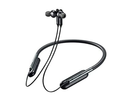 Shoptry Bluetooth Wireless Bluetooth For Samsung Galaxy M53 Bluetooth Headphone Headset Hands-Free Gaming Earphone With Mic Noise Isolating Stereo Gaming & Music Sound Quality, Sweatproof Sports Headset,Professional Bluetooth 5.1 Wireless Stereo Sport Hi-Fi Sound Hands-Free Calling - ( Black , A1, UFX )