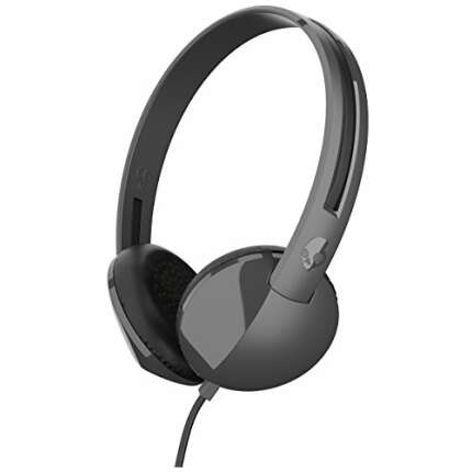 Skullcandy Anti Wired On Ear Headhones With Microphone Black