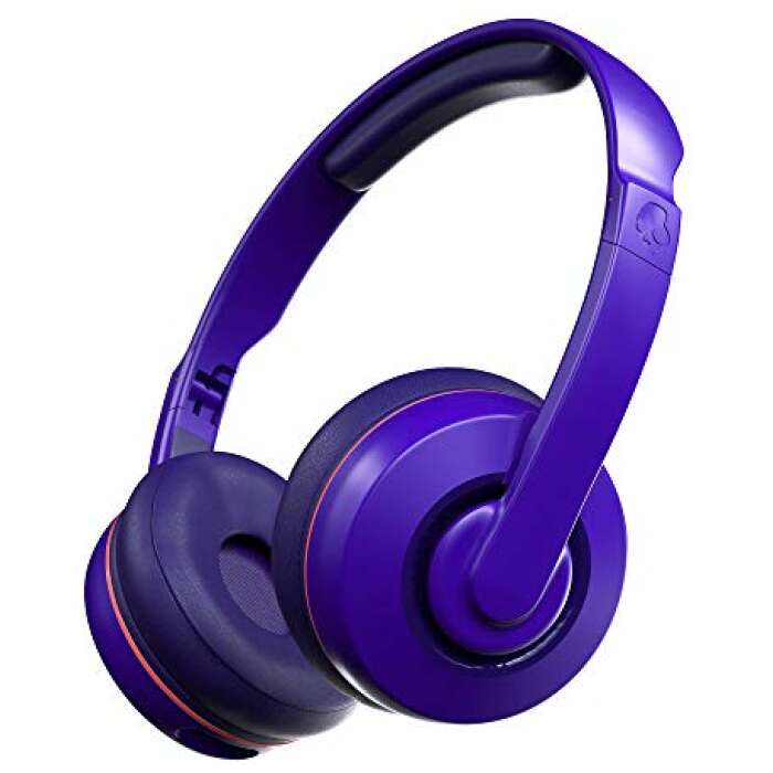 Skullcandy Cassette Wireless On-Ear Headphone with Mic (Retro/Surf/Purple)