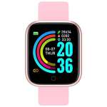 Smart Watch for Boys Y68 Bluetooth Calling Smart Touchscreen Smart Watch Bluetooth 1.30 HD Screen Smart Watch with Daily Activity Tracker, Heart Rate Sensor, Sleep Monitor for All Boys & Girls (Pink)