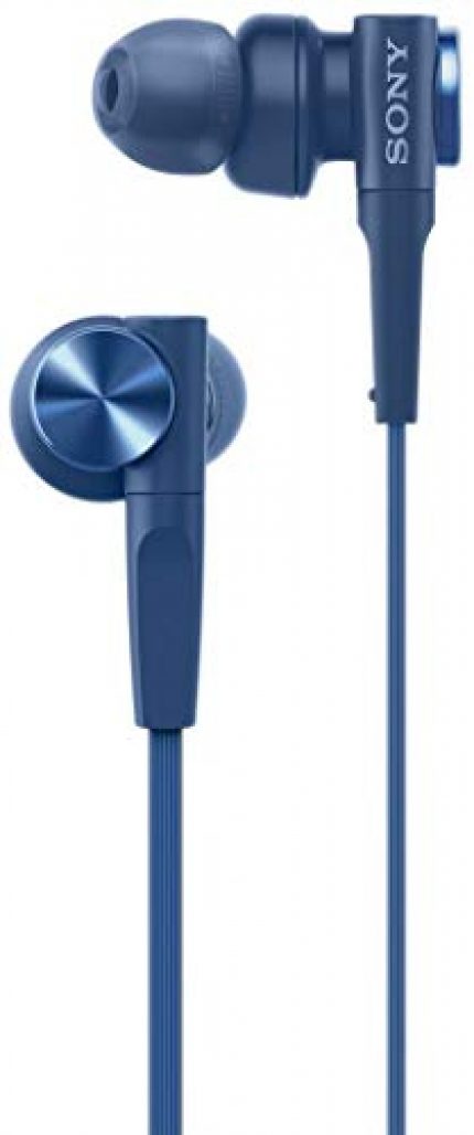 Sony MDR-XB55 Extra-Bass in-Ear Headphones (Blue)