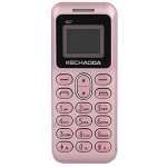 Suthar's Stylish Lightweight Keypad Feature Kechaoda A27 Mini Mobile Phone Bluetooth Size(0.66 Inch) - Rose Pink Color