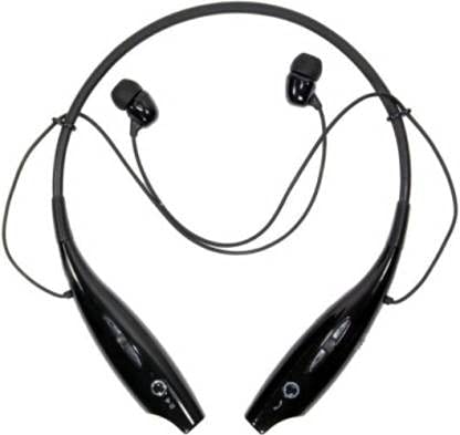 Vacotta 730 Bluetooth Wireless Headphones Sport Stereo Headsets Hands-Free with Microphone and Neckband for All Smart Phones (Black)