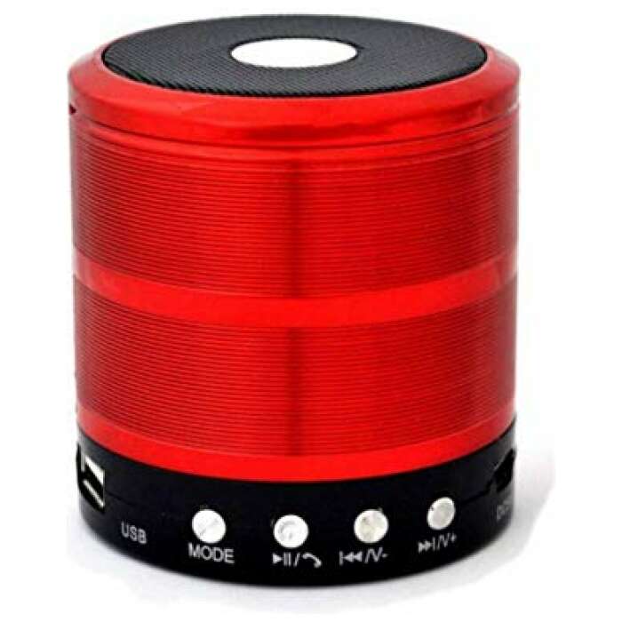 WB 887 Wireless Bluetooth Speaker (Red)