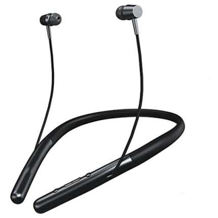WORRICOW H700 Wireless Bluetooth Neckband with Mic, Magnetic, SD Card Supported Bluetooth Headset