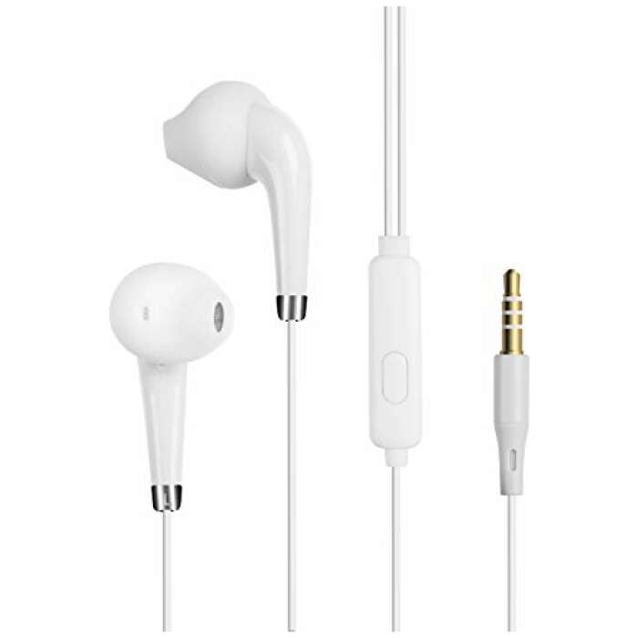 ZEBRONICS Zeb-Calyx Wired in Ear Earphone with Mic (White)