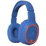 Zeb-Thunder Bluetooth Wireless Over The Ear Headphone(Blue with Red) Zebronics