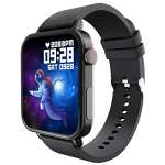 Zebronic Iconic AMOLED Bluetooth Calling Smartwatch, 4.52cm (1.8"), Always ON Display, 2 Buttons, 10 Built-in & 100+ Watch Faces, 100+ Sport Modes, Built-in Games, Calculator, IP67.(Black)