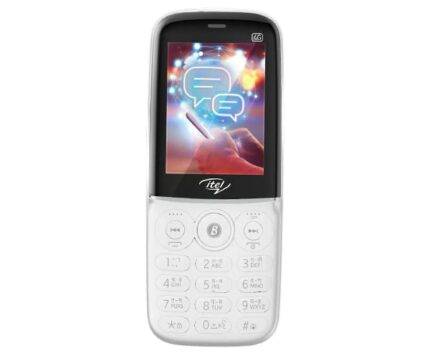 itel MagicX (6.1cm QVGA Display, 4G Volte Enabled, Ultra Slim, Boomplay, LetsChat)_White