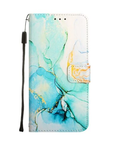 TELETEL Magnetic Closure Flip Back Cover with Cards Cash Pockets | Mobile Cover | Wallet Case - Green for Samsung Galaxy A14 5G