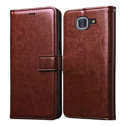 Casotec Basic Case for Samsung Galaxy J7 Max (Leather_Brown)