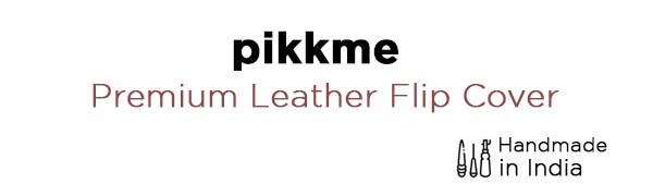 Pikkme Premium Leather Flip Cover