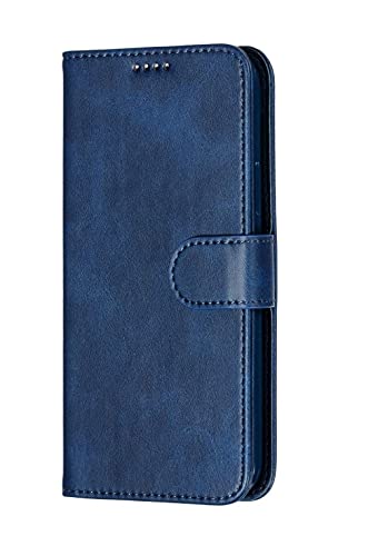 COVERBLACK Vintage Leather Flip Cover for Vivo 1820 - vivo Y91i - Attractive Blue