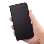 ELICA PU Leather Hybrid Flip Cover For Samsung Galaxy S9 Plus (Black)