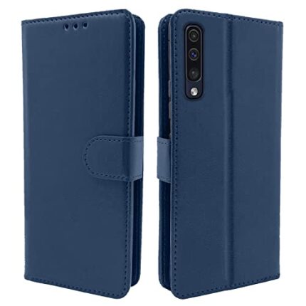 Pikkme Flip Cover for Samsung Galaxy A50 /A50s/A30s (Faux Leather | Blue)
