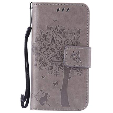 STARZ for iPhone 6 Tree PU Leather Flip Cover (Grey)