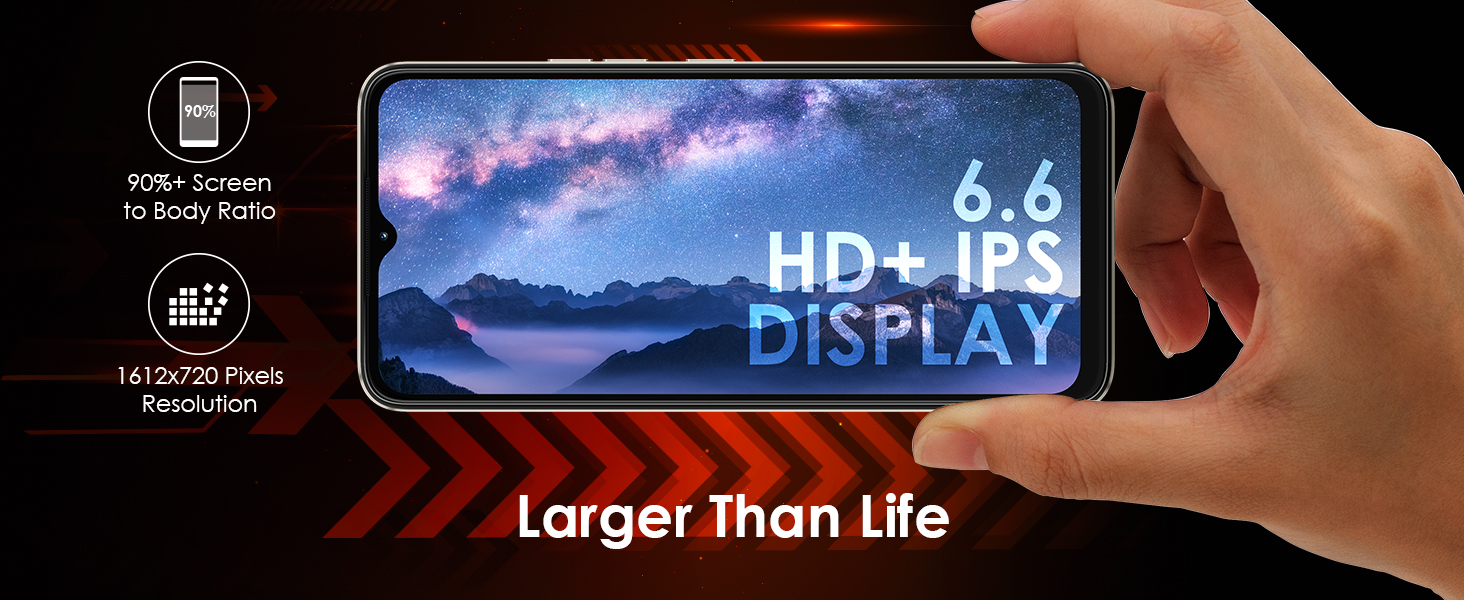 itel A60s - 6.6 Inch HD+ Display