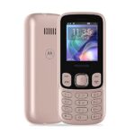 Motorola A10e Dual Sim keypad Mobile with 800 mAh Battery, Expandable Storage Upto 32GB, Wireless FM with auto Call Recording - Rose Gold
