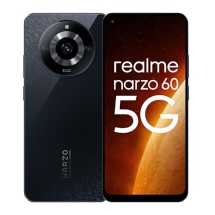 realme narzo 60 5G (Cosmic Black,8GB+256GB) | 90Hz Super AMOLED Display | Ultra Sharp 64 MP Camera | with 33W SUPERVOOC Charger