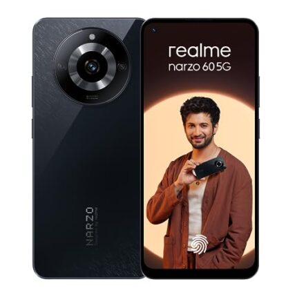 realme narzo 60 5G (Cosmic Black,8GB+128GB) | 90Hz Super AMOLED Display | Ultra Sharp 64 MP Camera | with 33W SUPERVOOC Charger