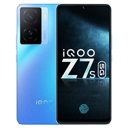 iQOO Z7s 5G by vivo (Norway Blue, 8GB RAM, 128GB Storage) | Ultra Bright AMOLED Display | Snapdragon 695 5G 6nm Processor | 64 MP OIS Ultra Stable Camera | 44WFlashCharge