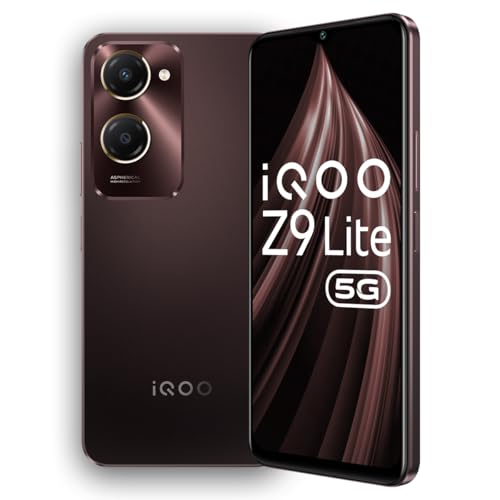 iQOO Z9 Lite 5G (Mocha Brown, 6GB RAM, 128GB Storage) iQOO Z9 Lite 5G (Mocha Brown, 6GB RAM, 128GB Storage) | Dimensity 6300 5G | 50MP Sony AI Camera | Charger in The Box